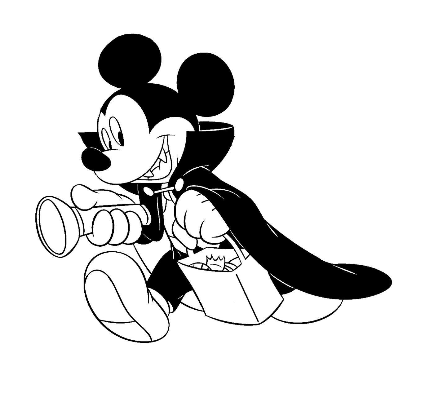  Mickey Mouse em Halloween 