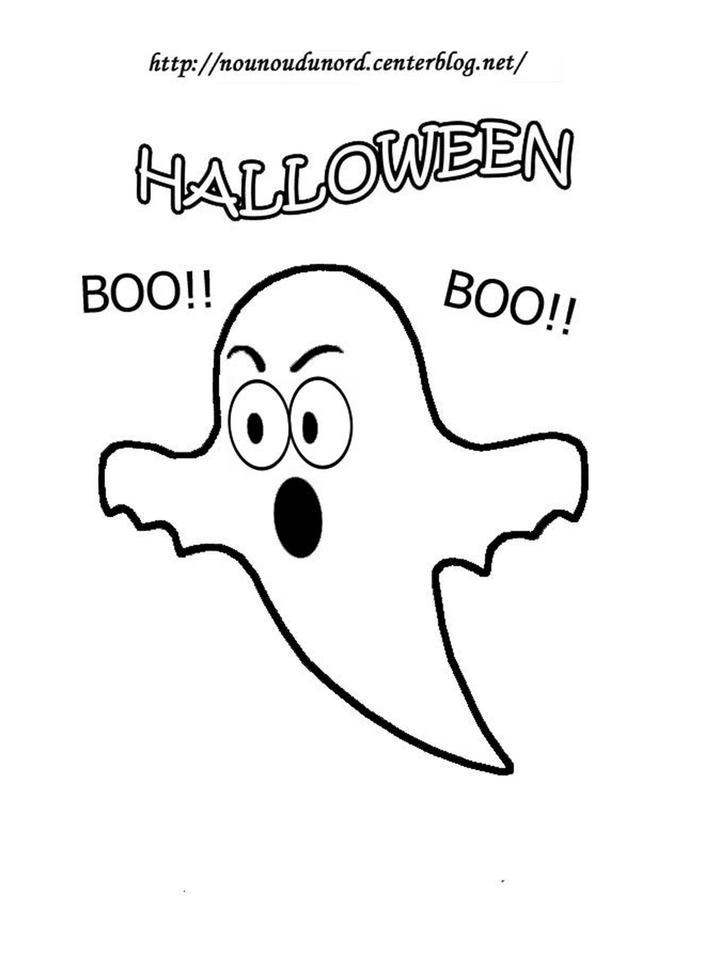  Halloween, boo fantasma 