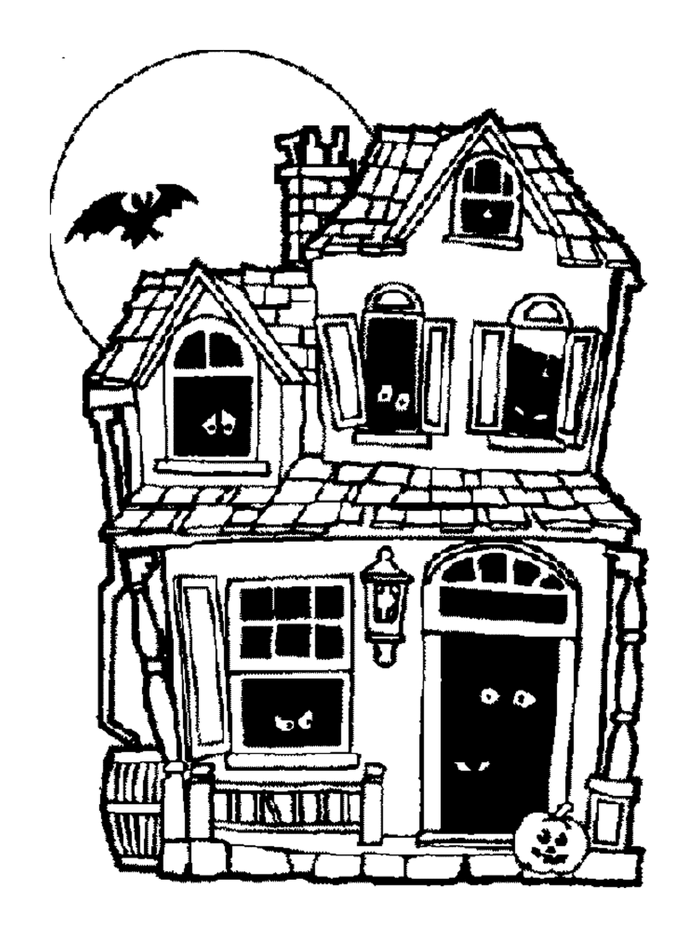  casa assombrada com morcegos 