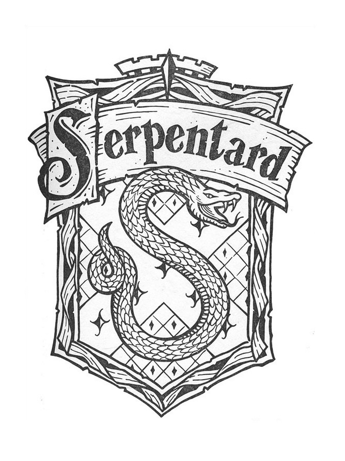  O Blazon de Serpentard, Harry Potter 