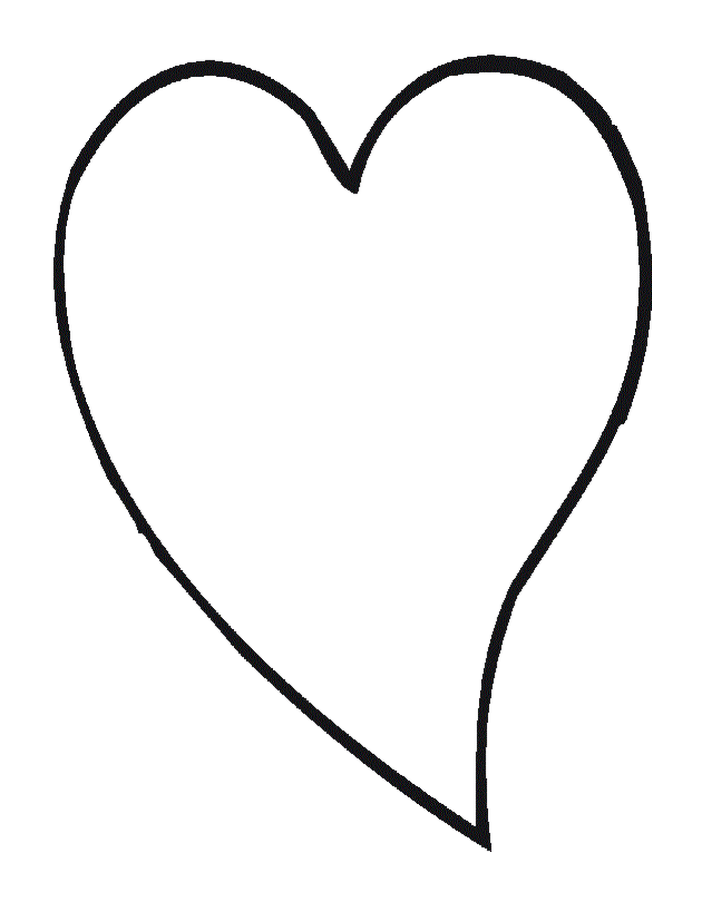  Coração clássico para simbolizar o amor 