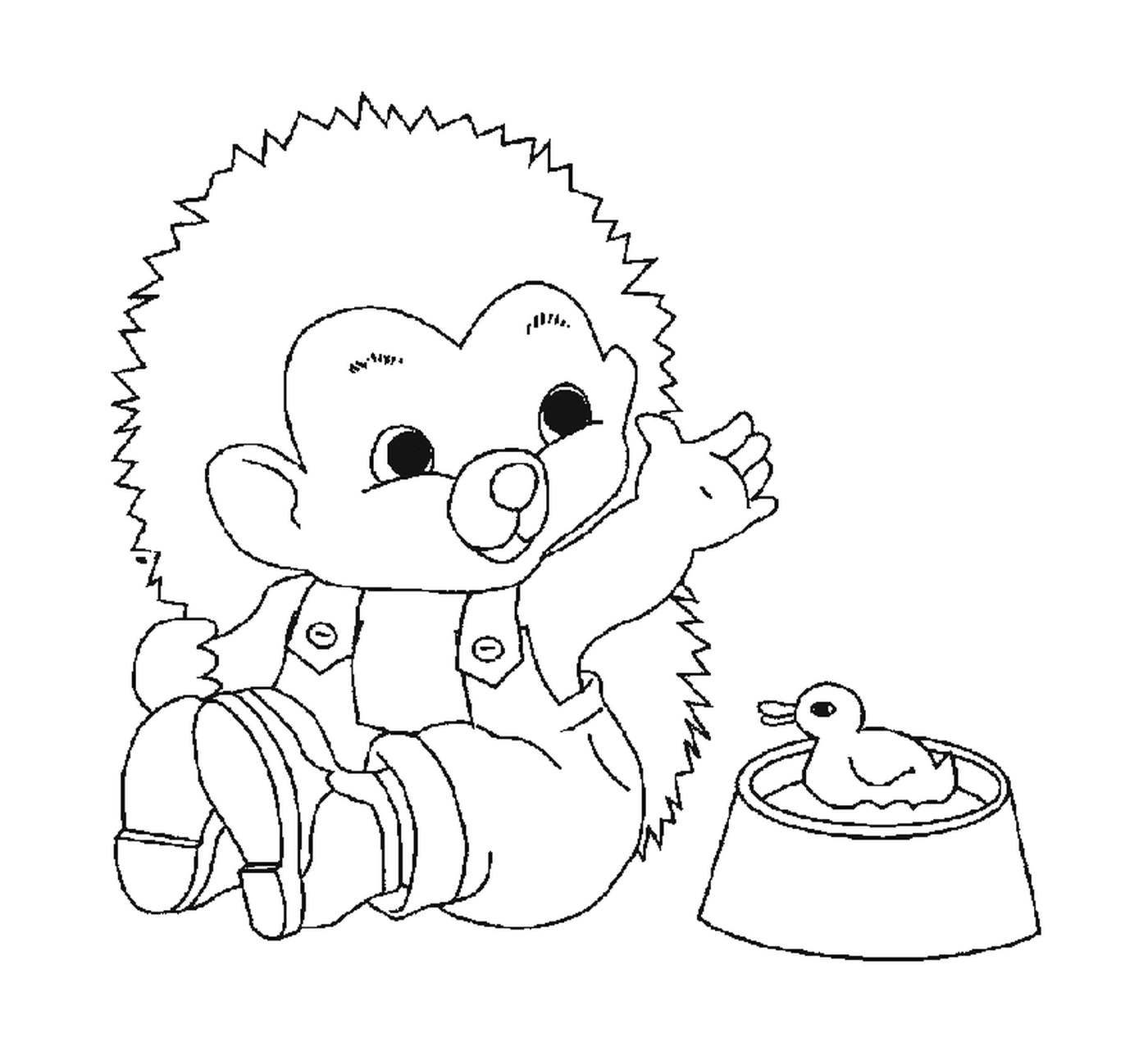  Hedgehog e pato 