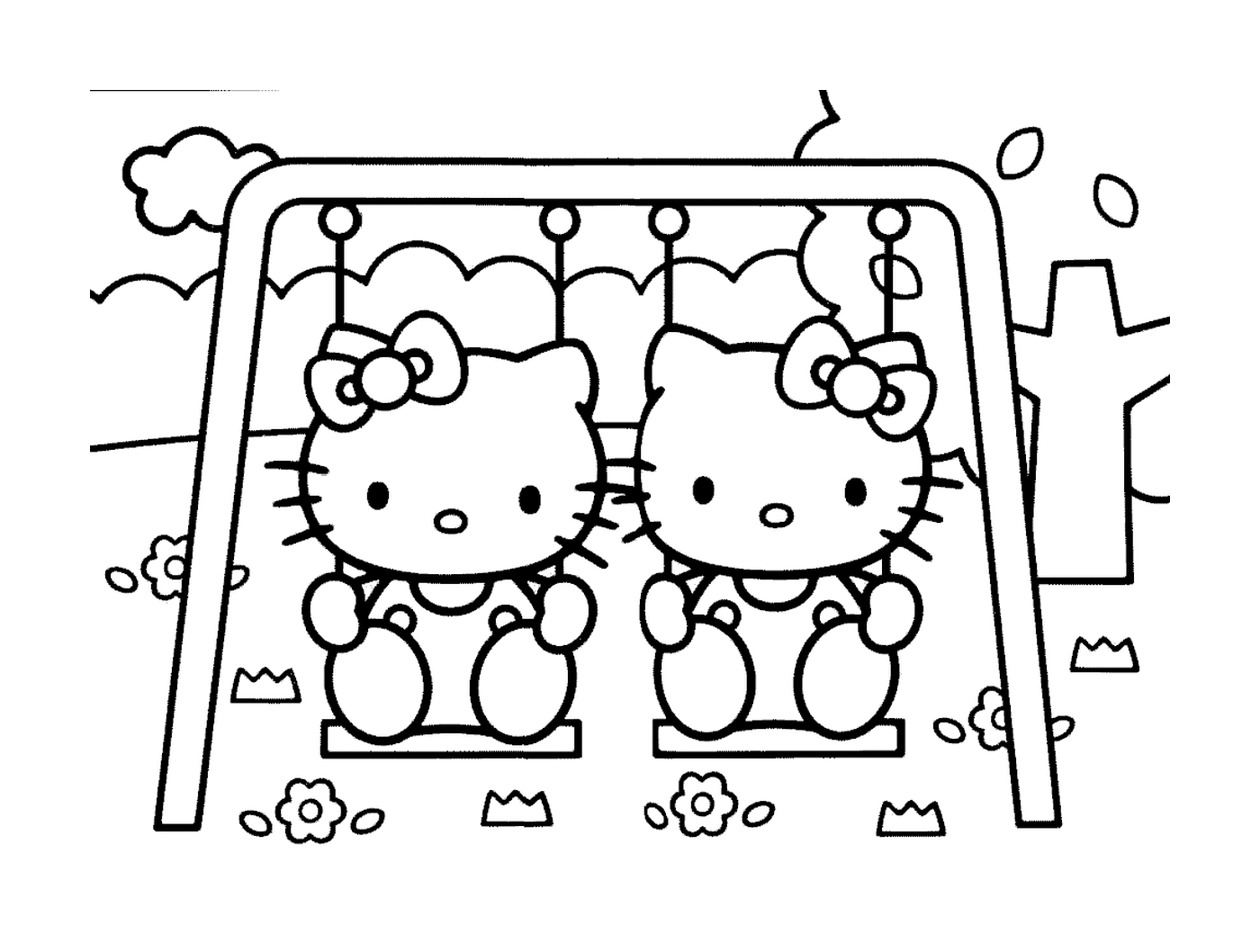  Dois Hello Kitty 