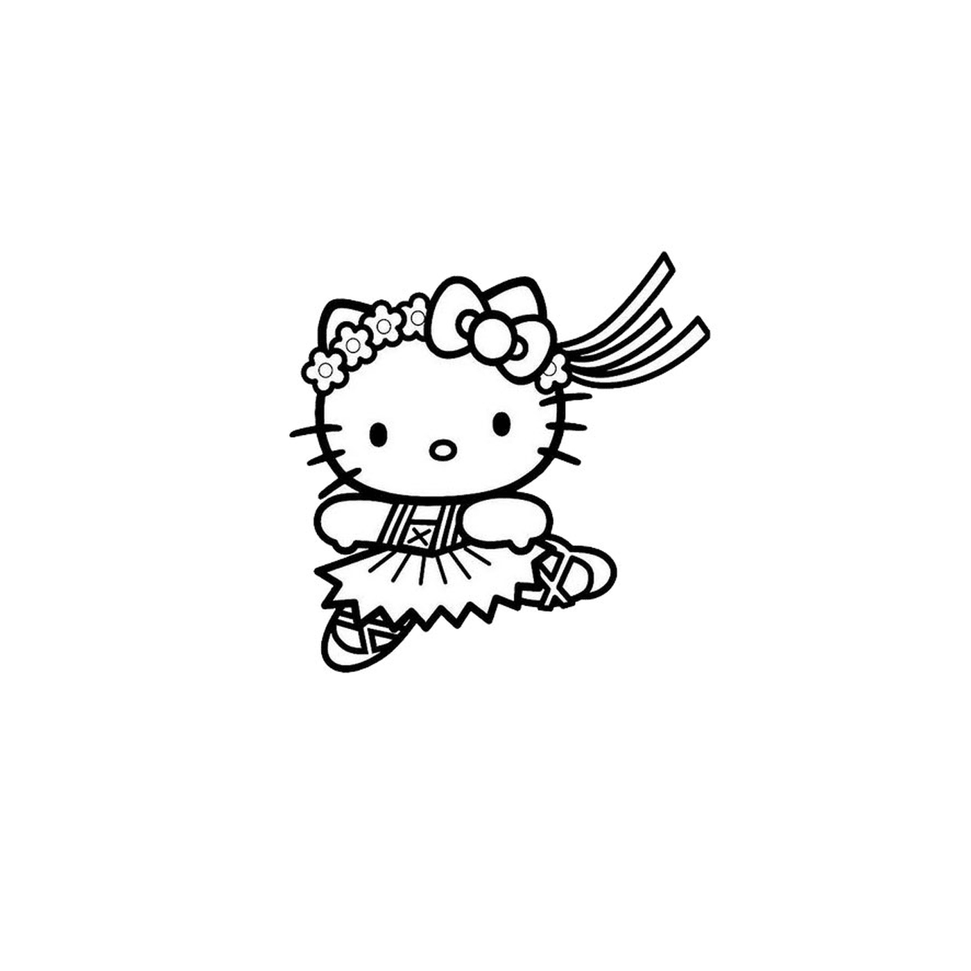  Hello Kitty em bailarina 