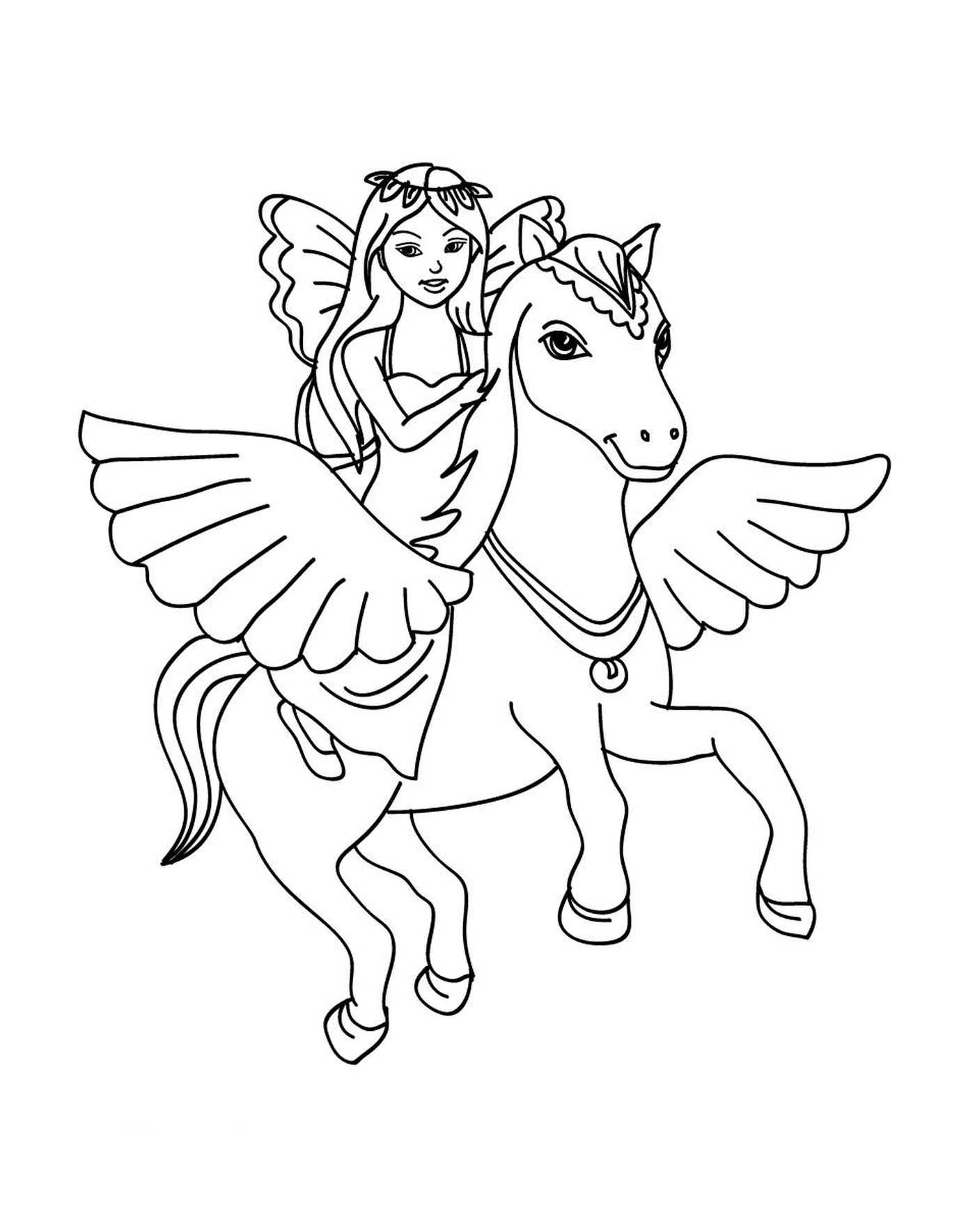  A princesa e seu cavalo 