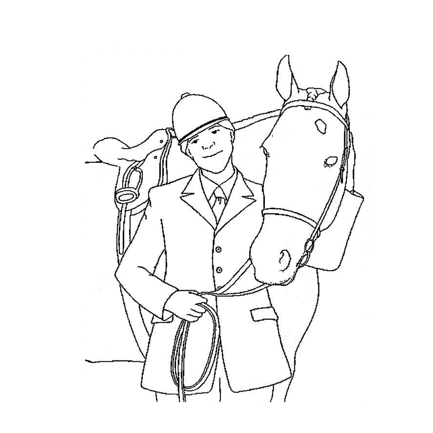  cavaleiro - Um homem e um cavalo 