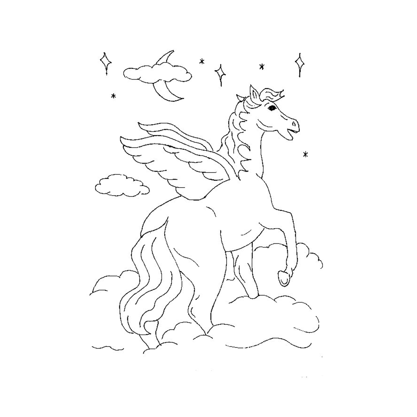  Cavalo Voador - Um cavalo com asas 