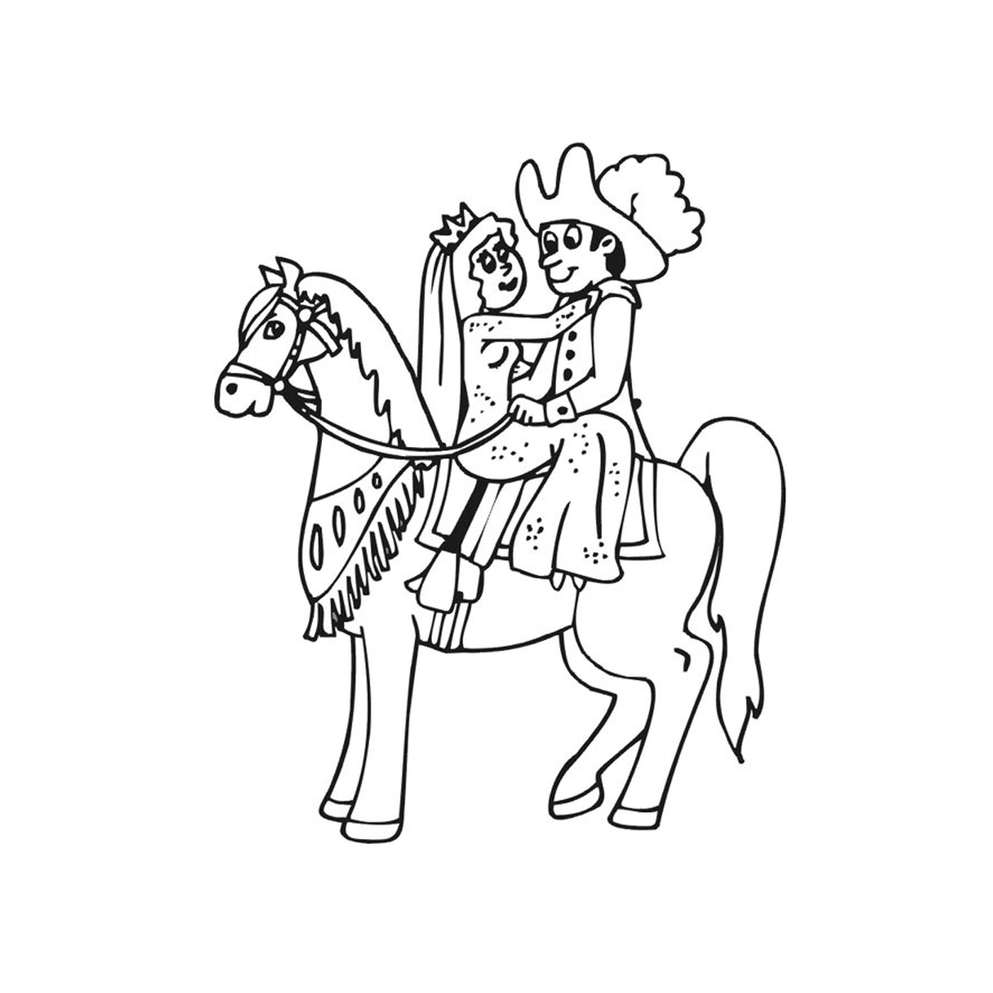  Cavalo Princesa - Um homem sentado em um cavalo marrom 