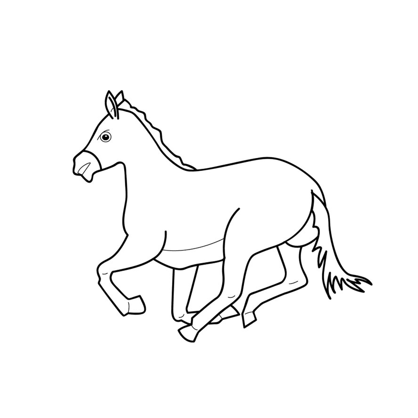  Gallops - Um cavalo correndo 