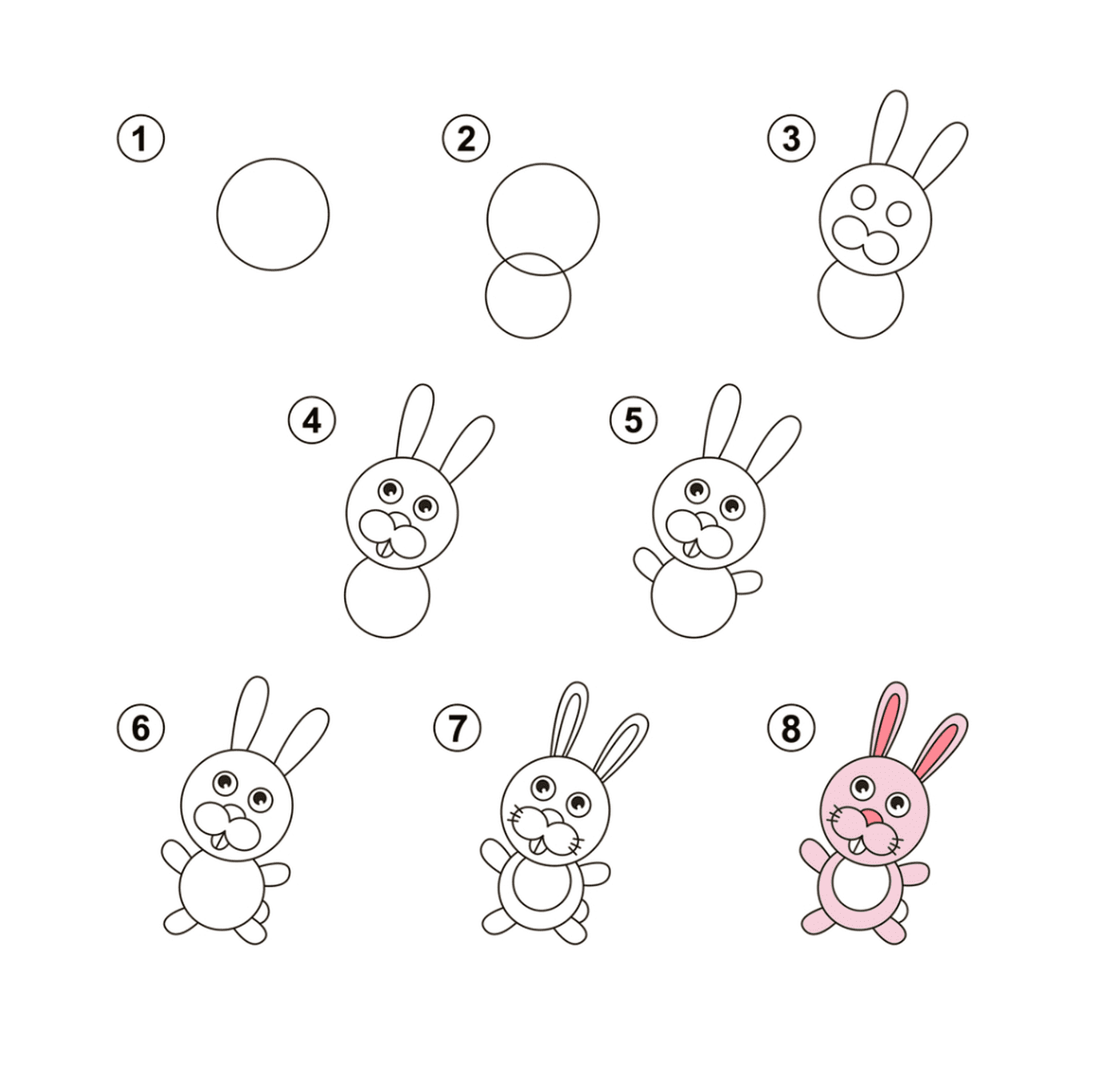  Como desenhar um coelho 