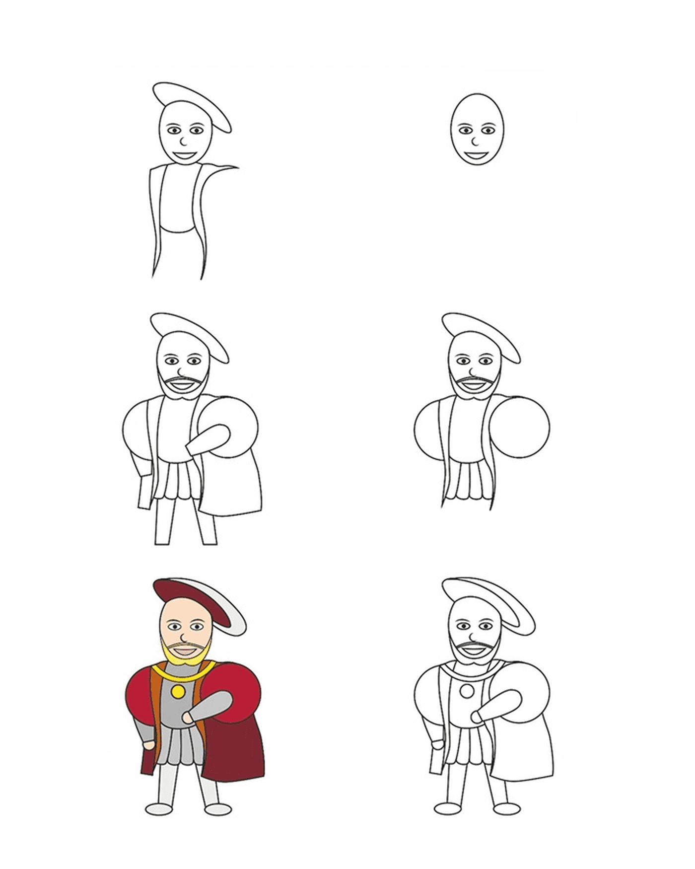  Como desenhar Henrique VIII 