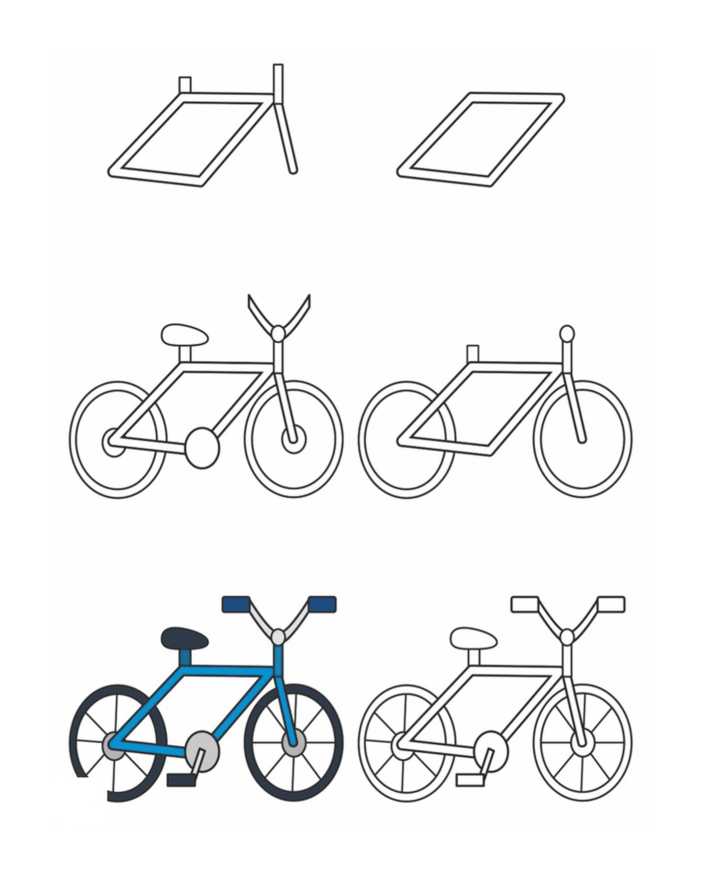  Como desenhar uma bicicleta 