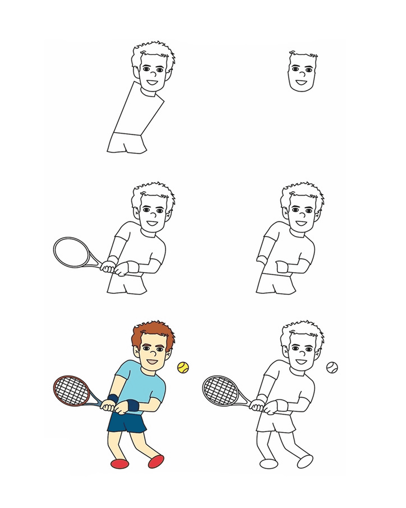  如何画画 Andy Murray 