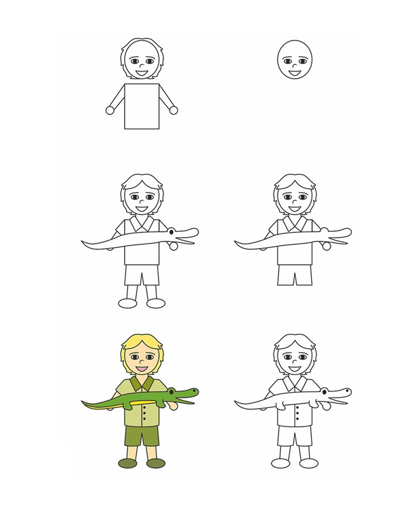  Como desenhar Steve Irwin 