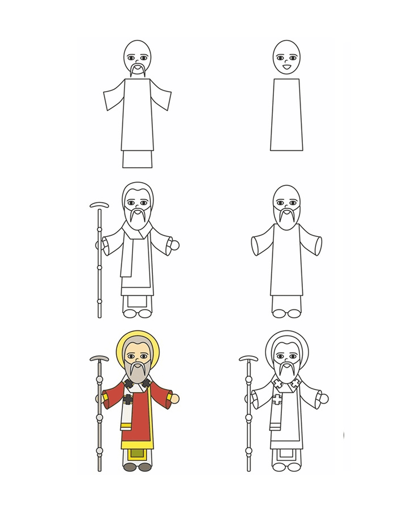  Como desenhar St. Andrew 