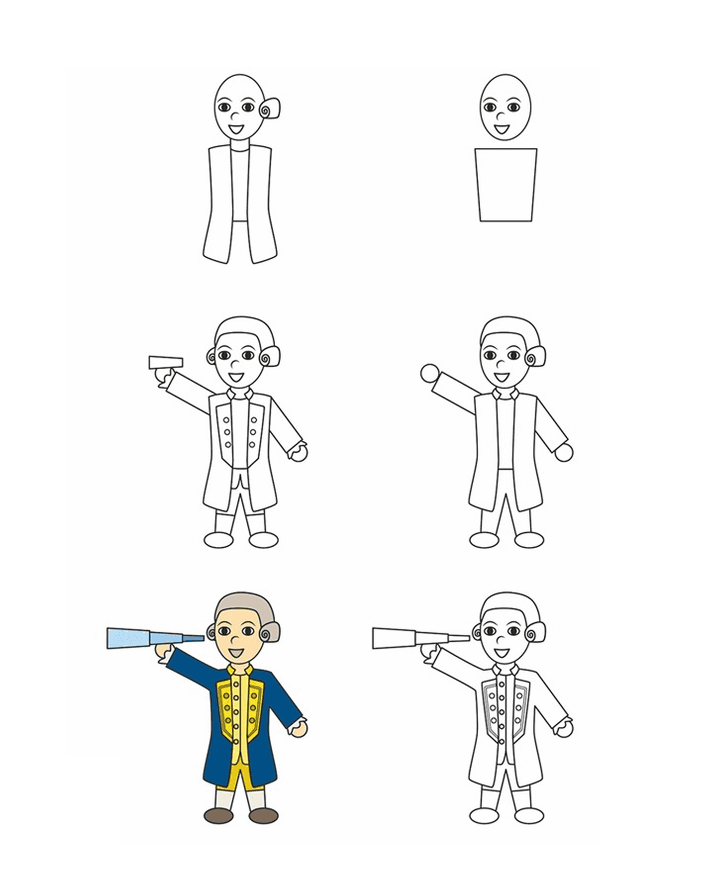  Como desenhar o Capitão James Cook 