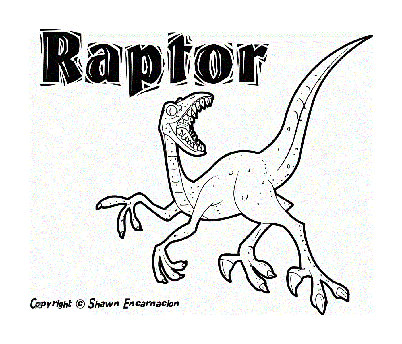  Raptor de Jurassic Park, predador ágil 
