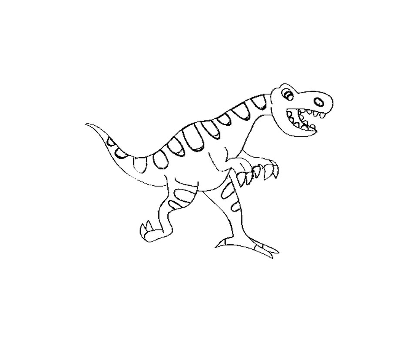  侏罗纪公园的小恐龙 可爱的笑容 