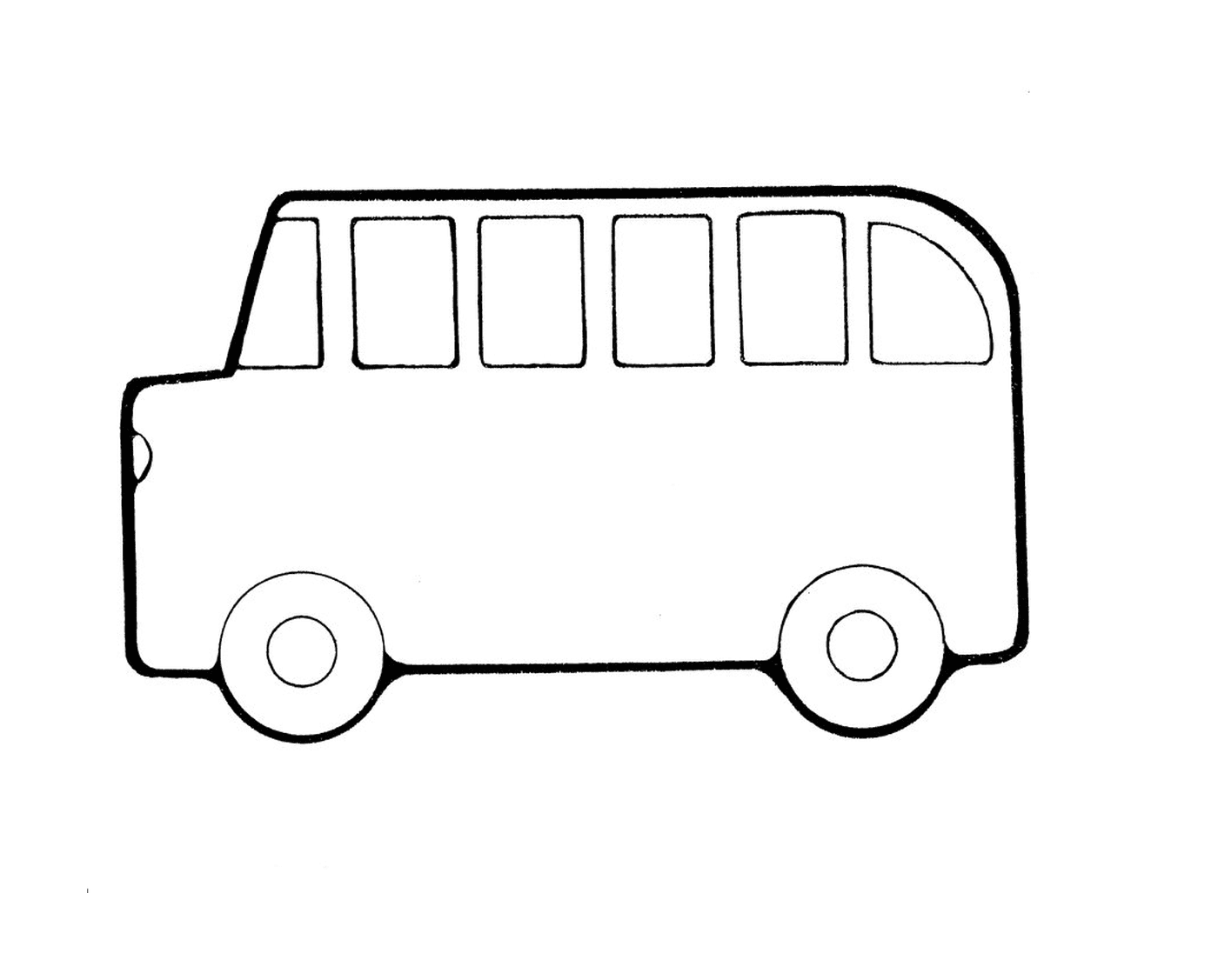  Um ônibus escolar está se movendo 