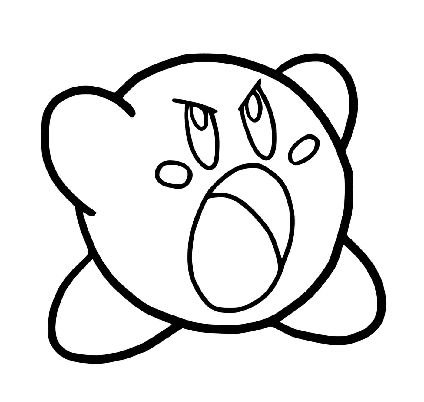  O Kirby está zangado 