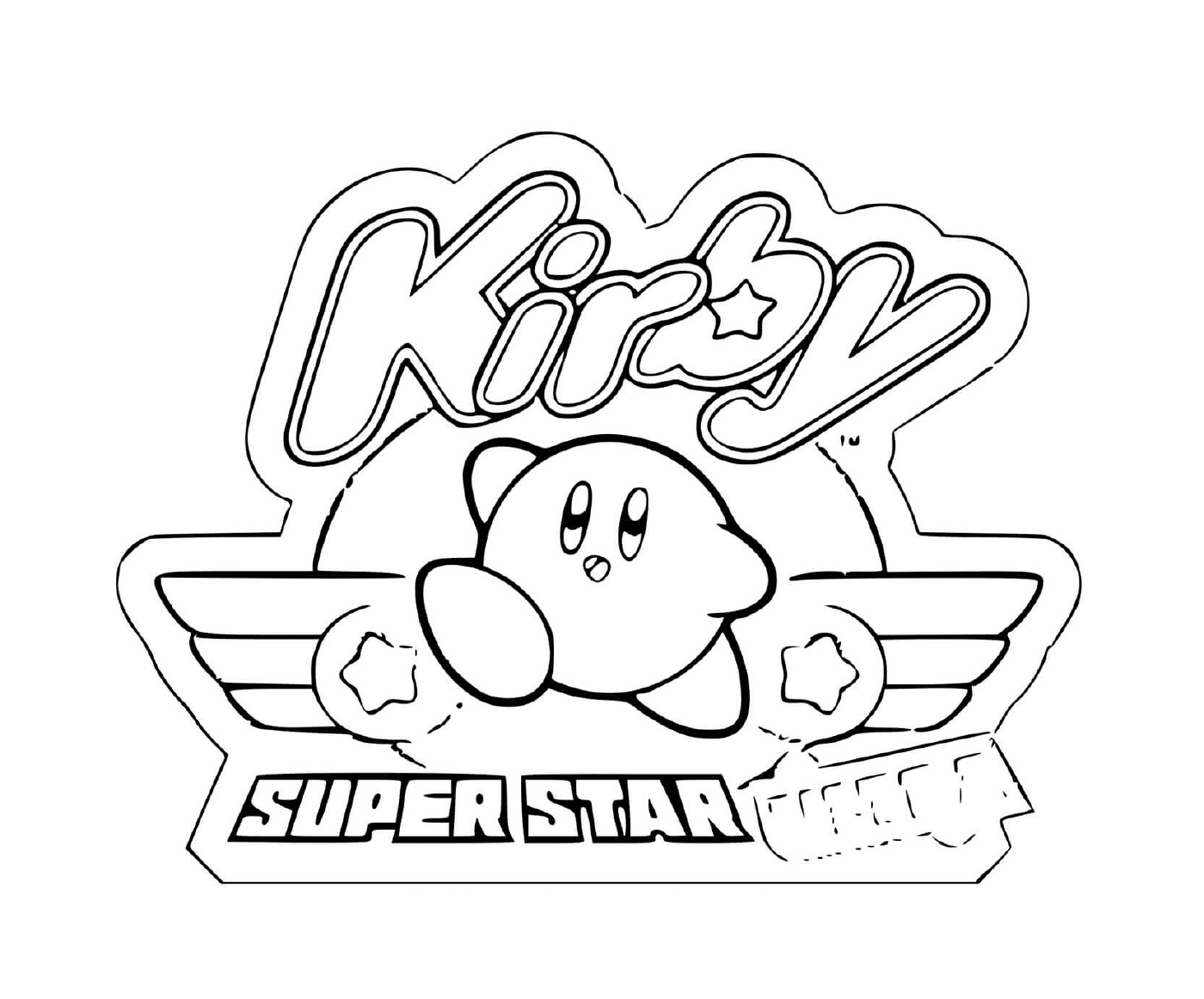  Logotipo Kirby Super Star Ultra 