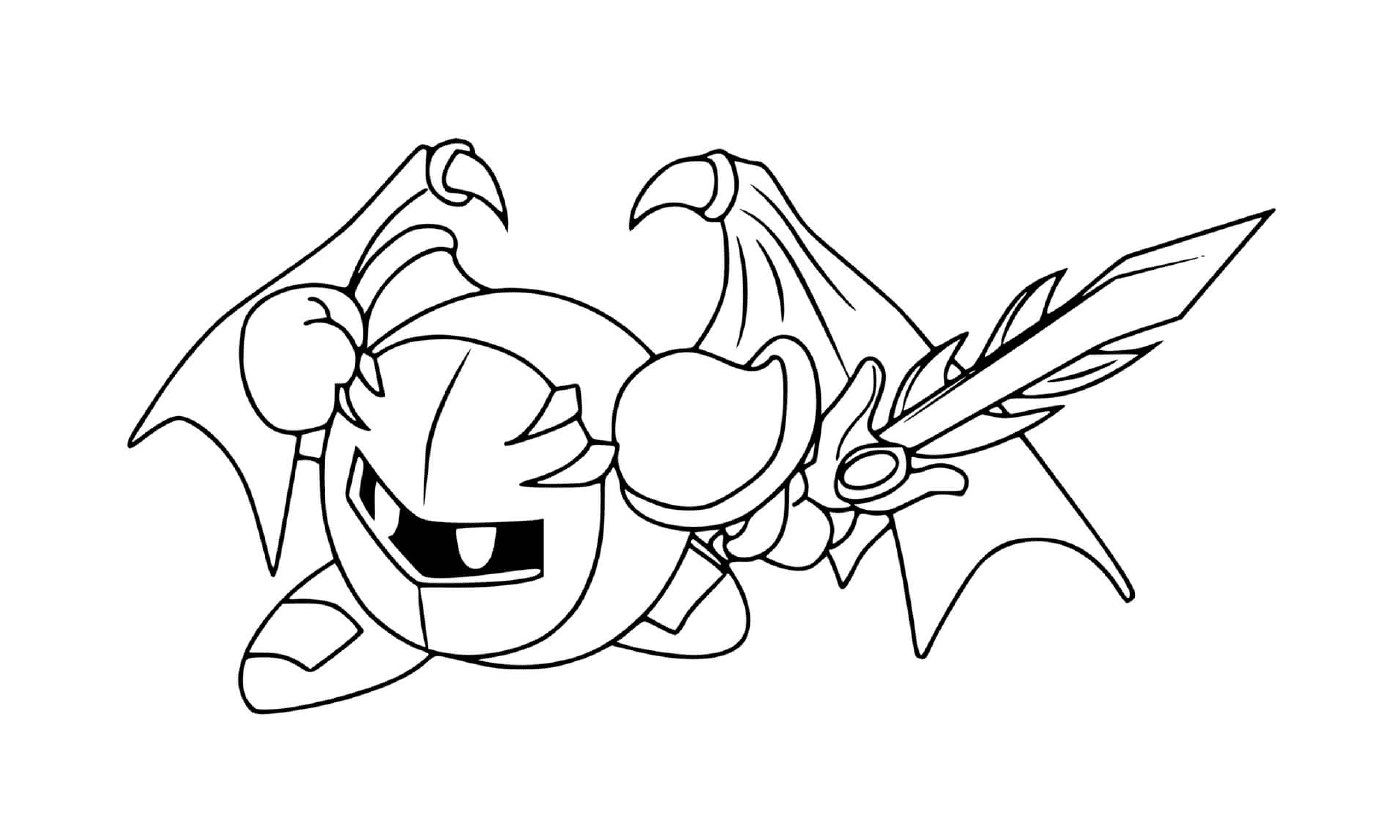  Kirby e Meta Knight 