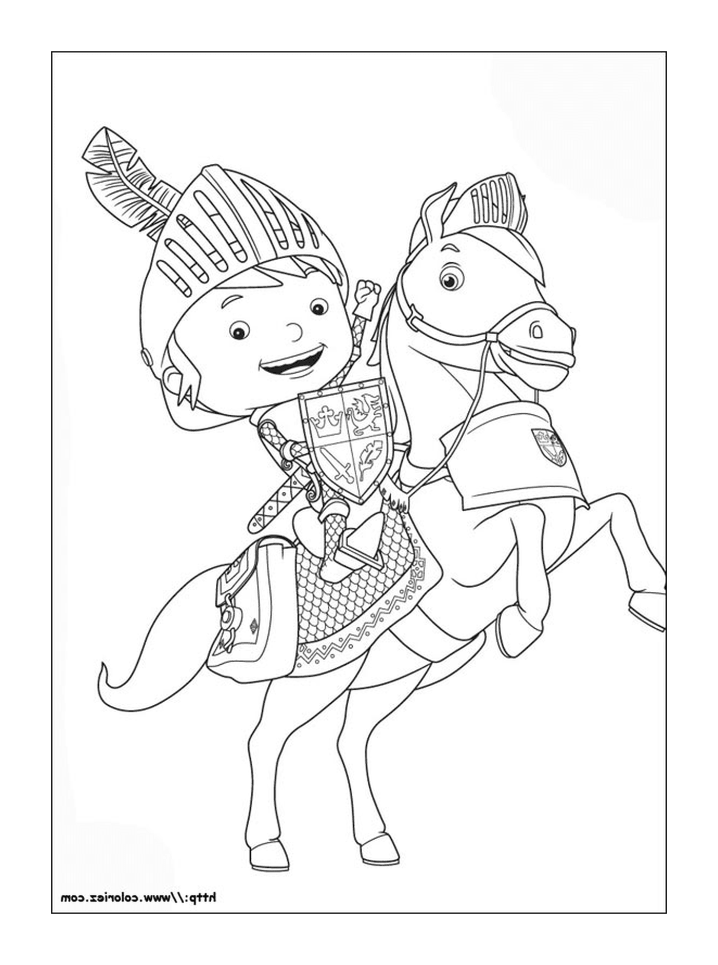  Um menino a cavalo 
