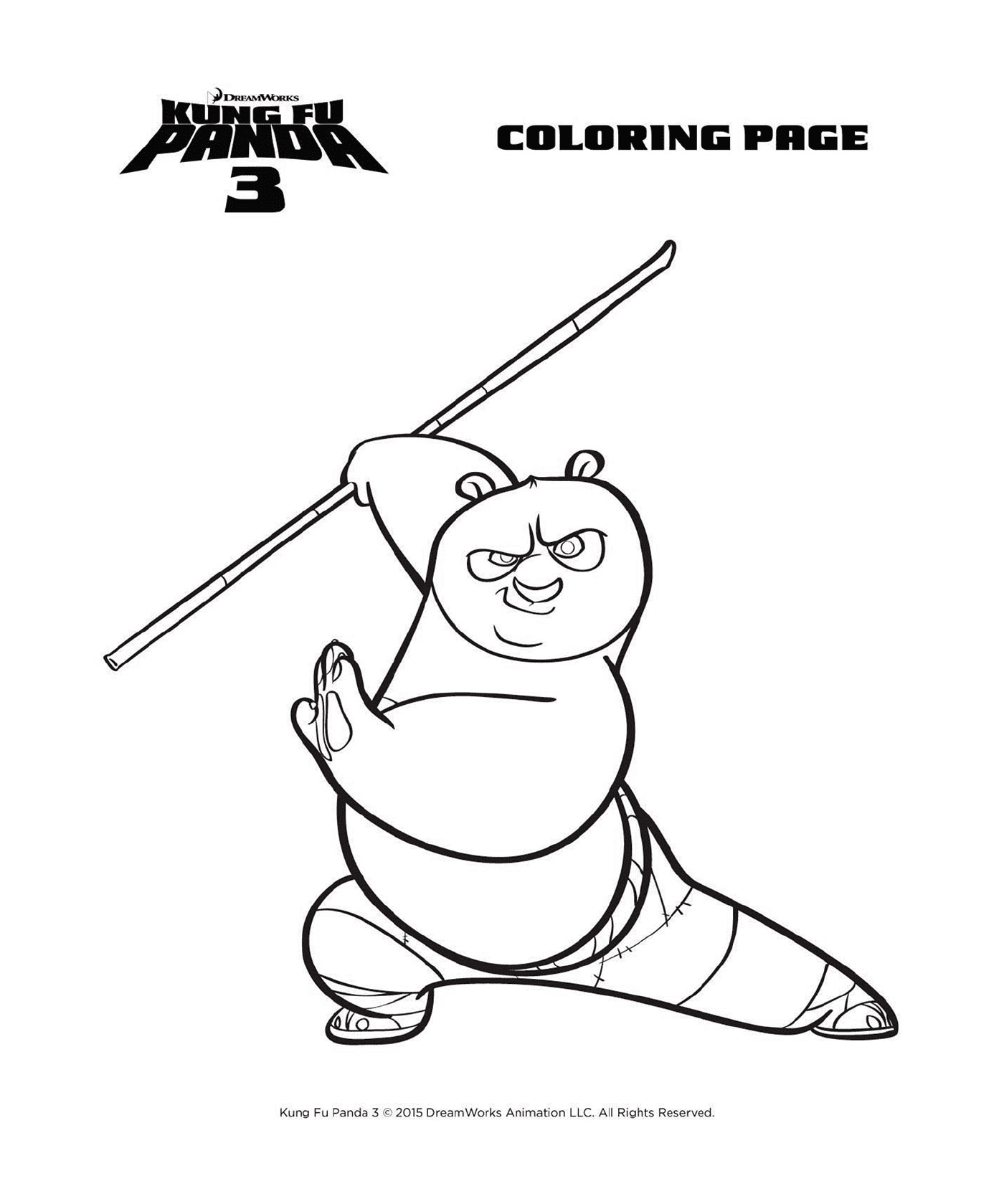  Po adulto de Kung Fu Panda 2016 