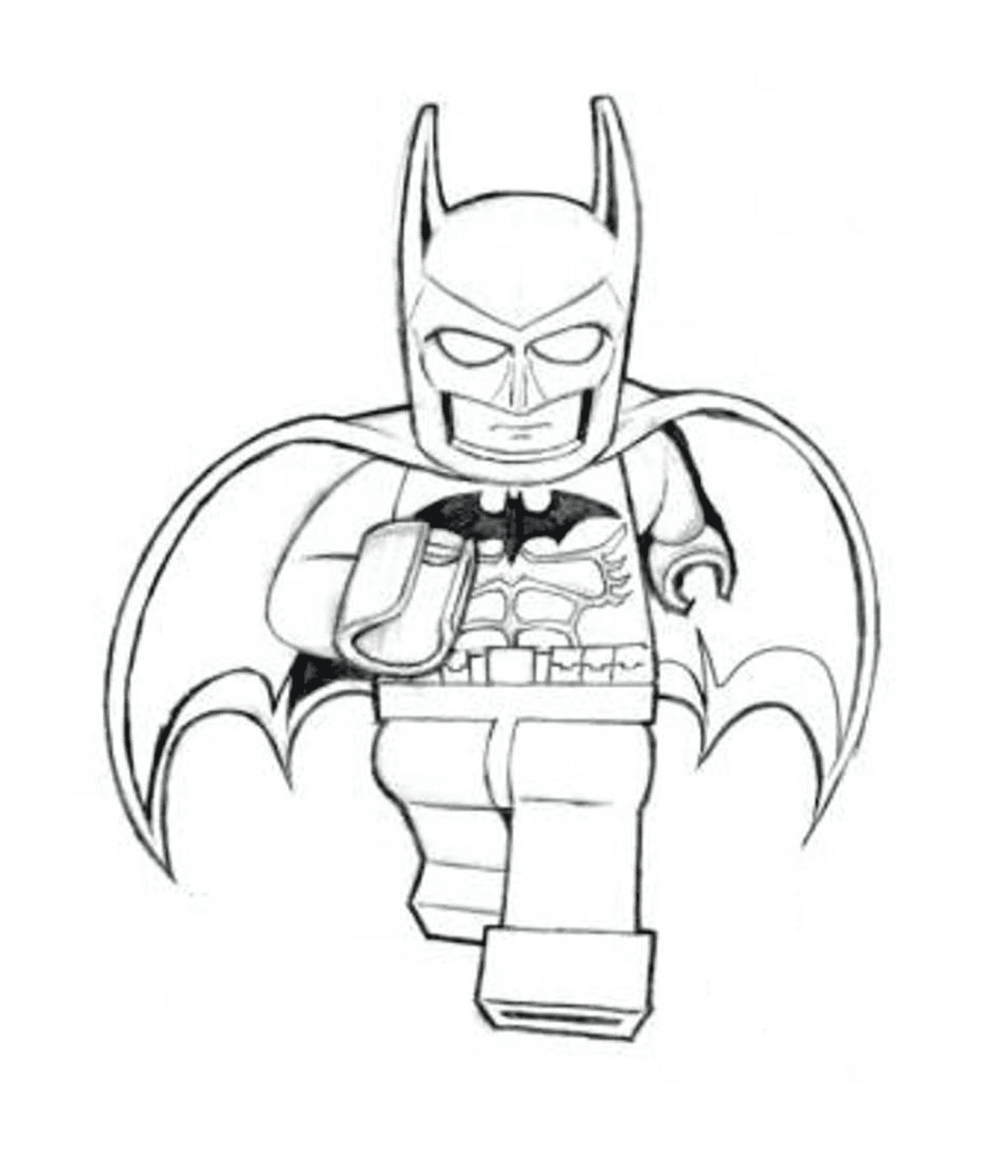  蝙蝠侠 Lego 运行中 