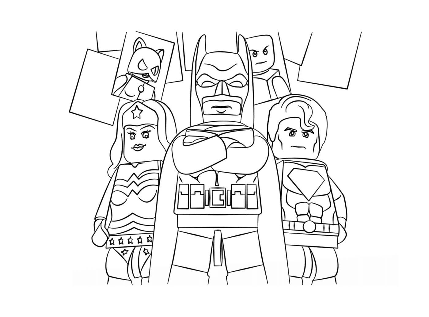  Super-herói Lego Batman 