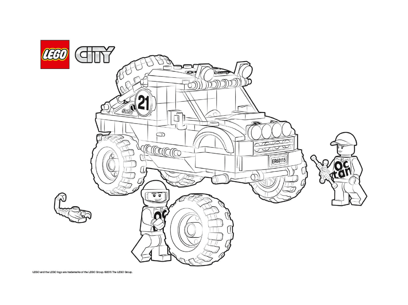  4x4 सभी लेगो शहर 