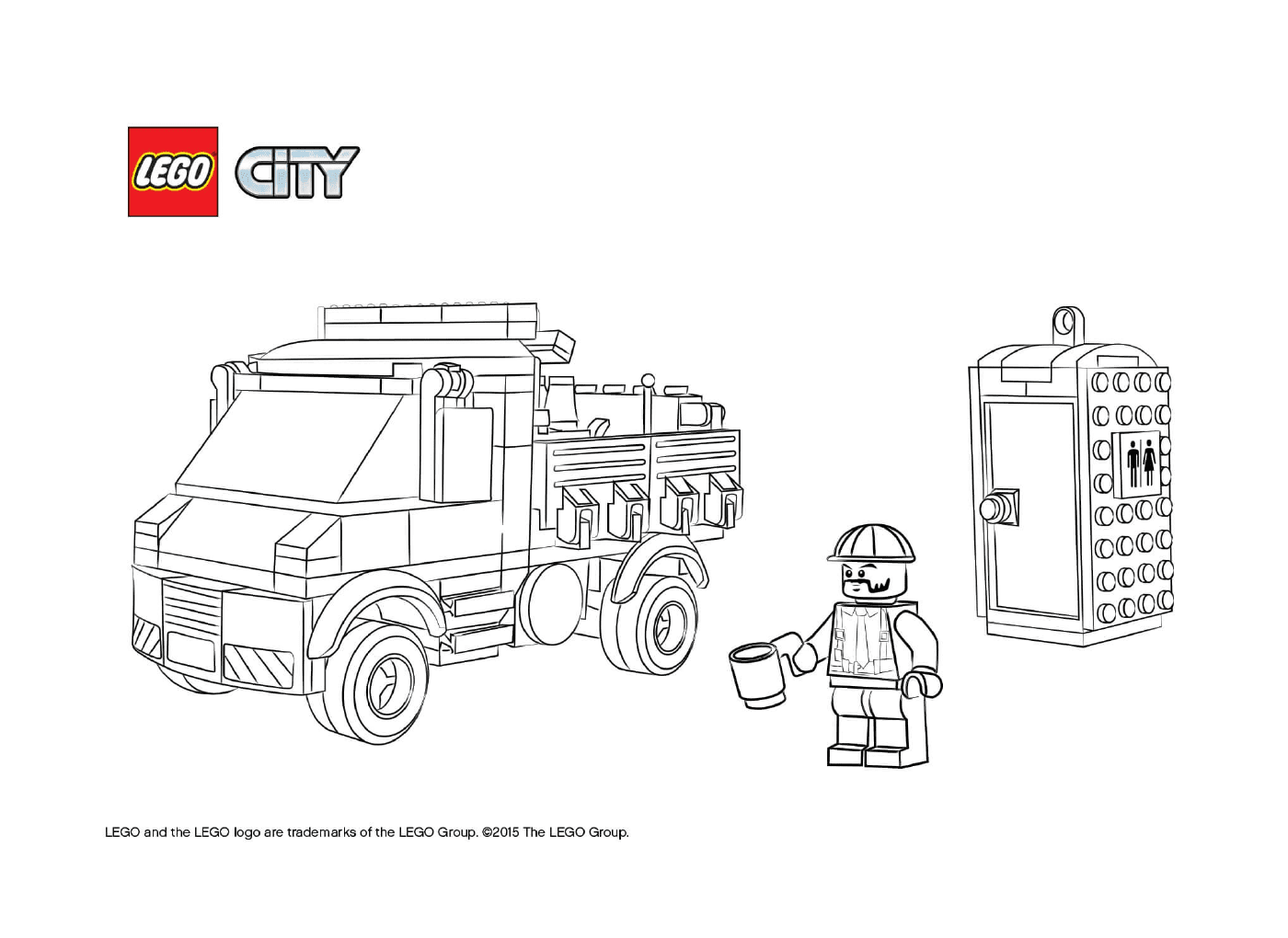  caminhão de serviço Lego City 