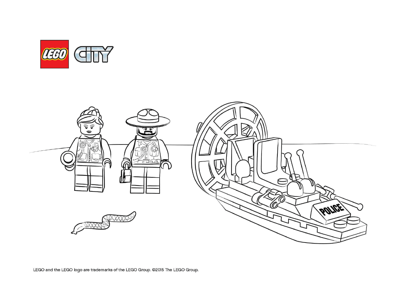 Conjunto de partida de polícia de Lego City Swamp 