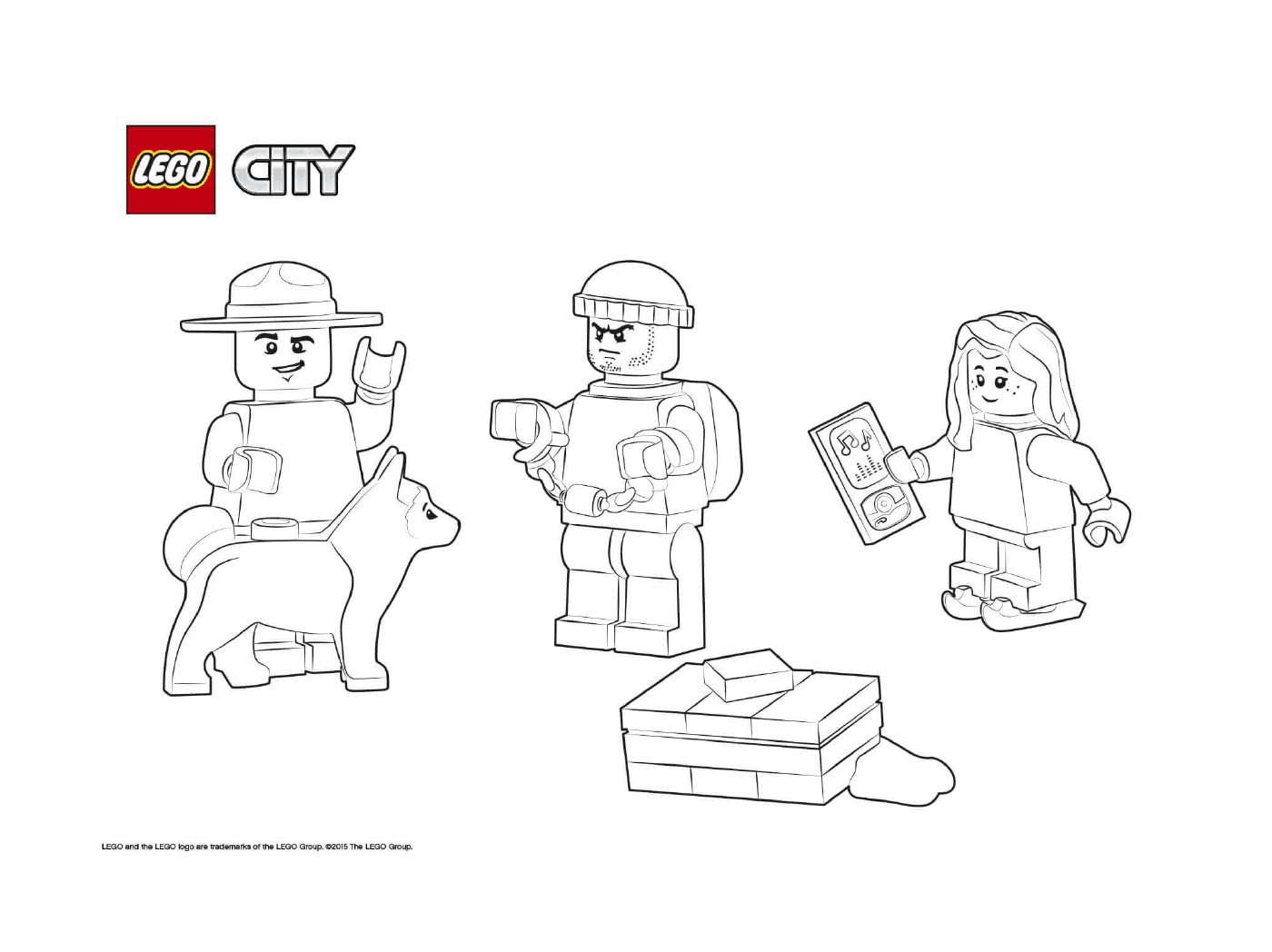  Cherif Lego Cidade e prisioneiro 