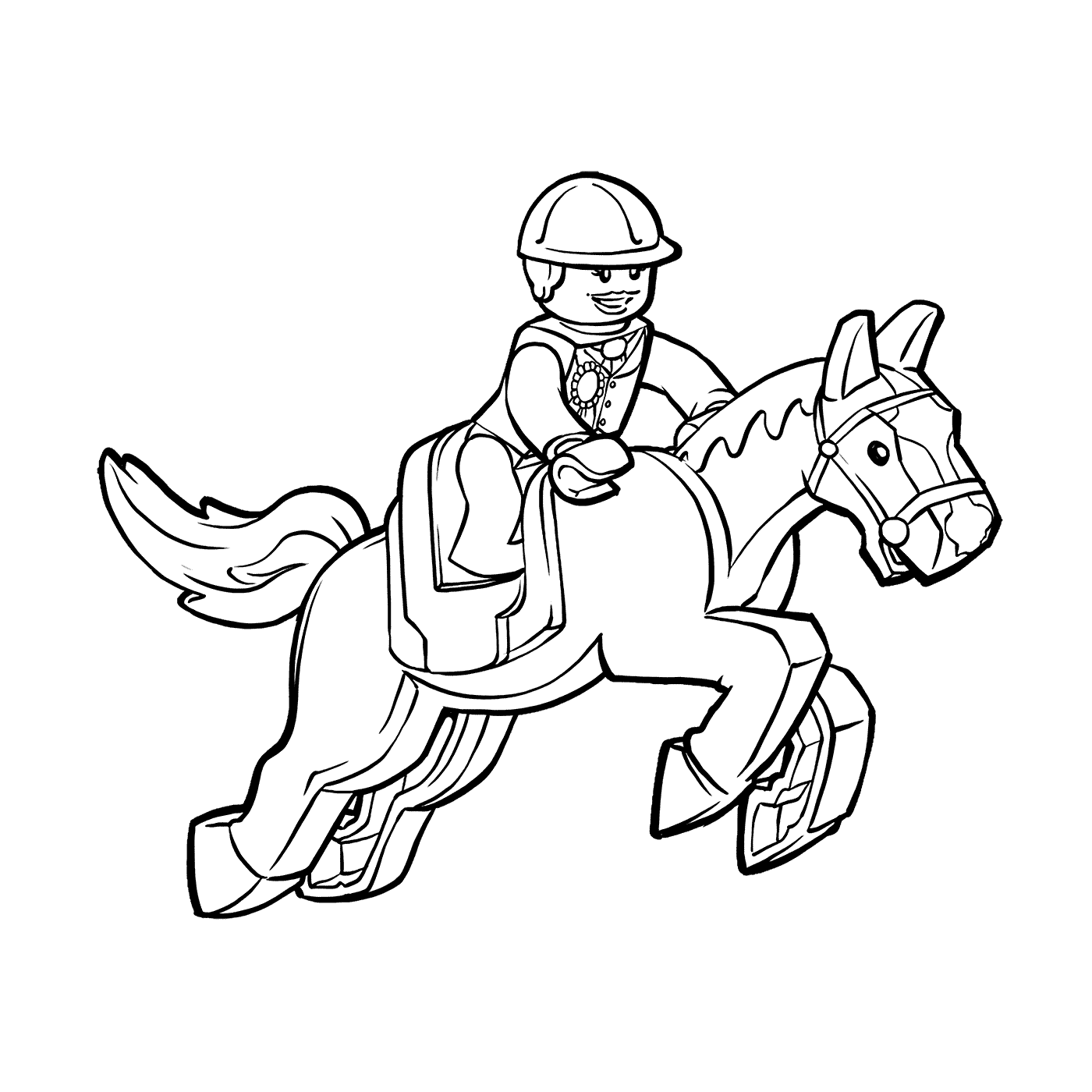  Equestrian equitação LEGO 