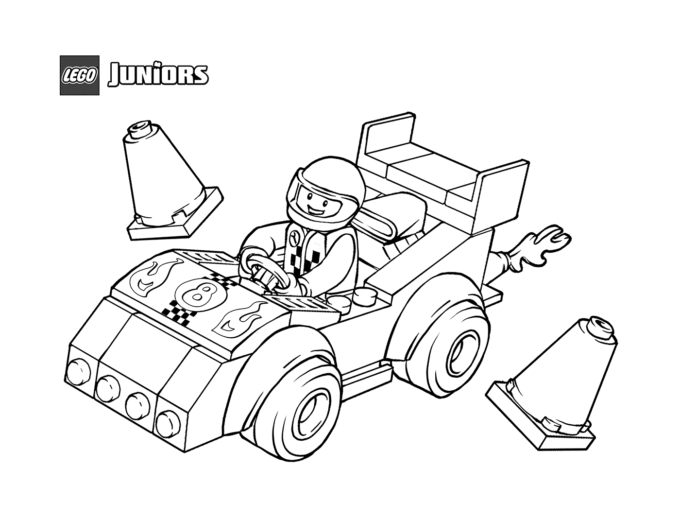  carro de corrida LEGO Junior 