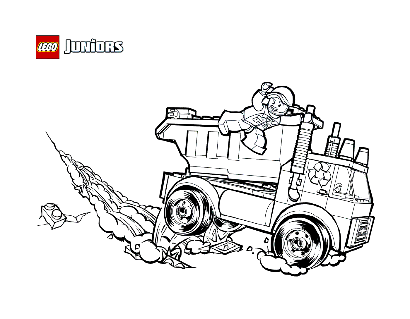  caminhão de lixo LEGO 
