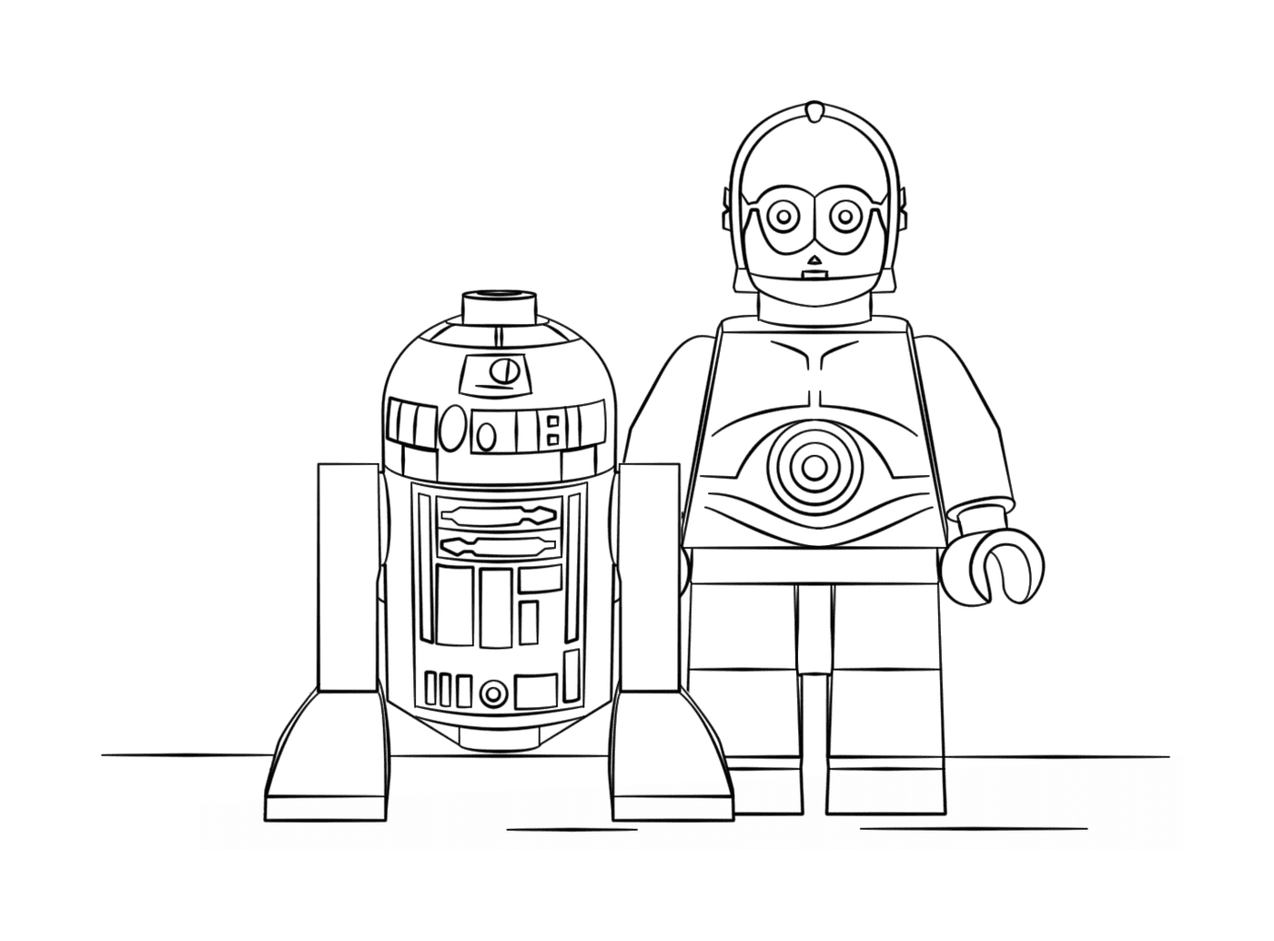  R2D2和C3PO:乐高星球大战宇宙 