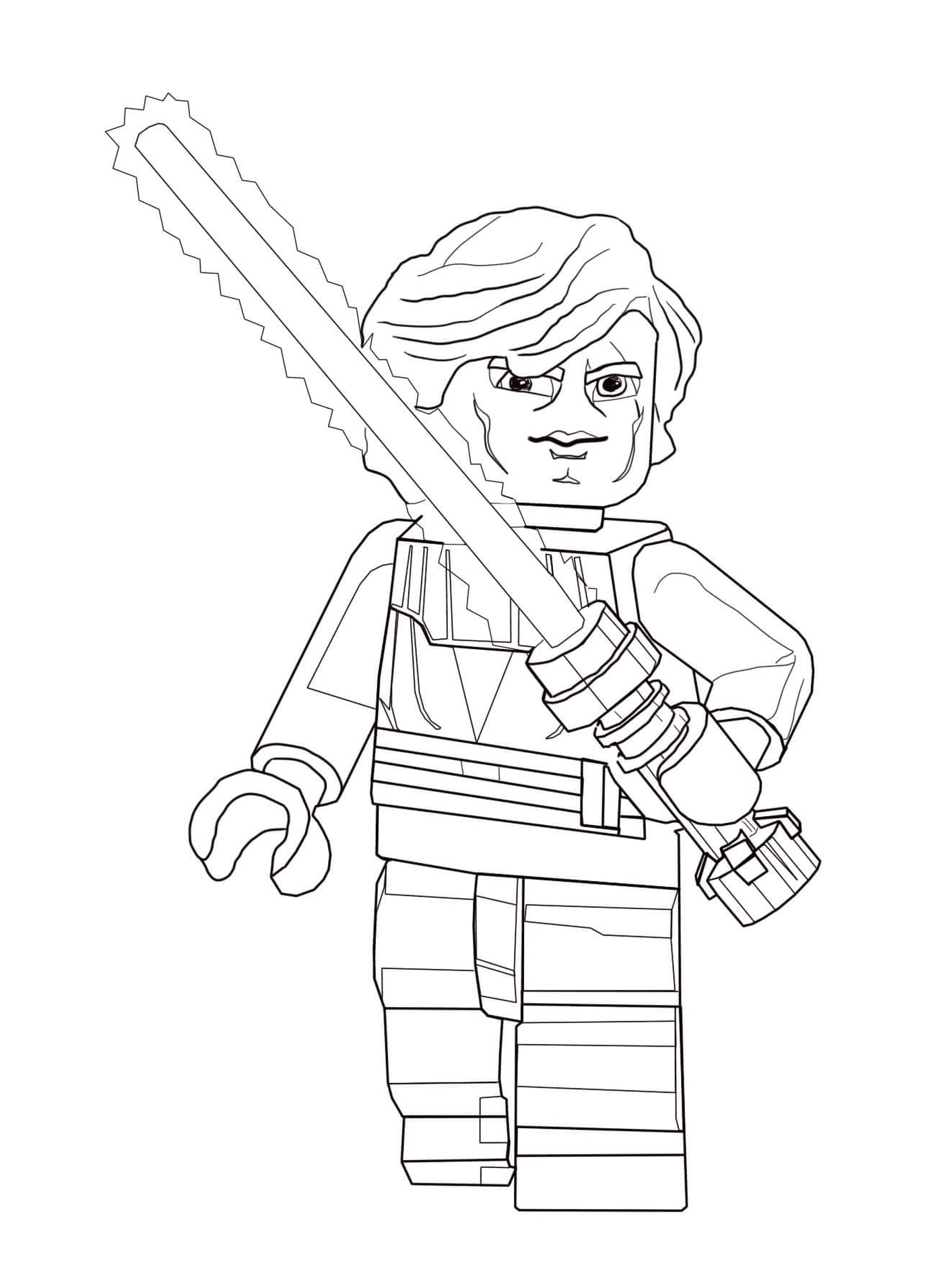  Anakin Skywalker na versão Lego 
