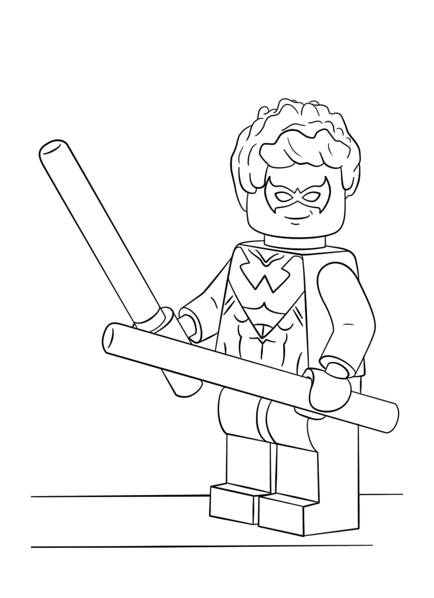  Asa Noturna, um personagem Lego 
