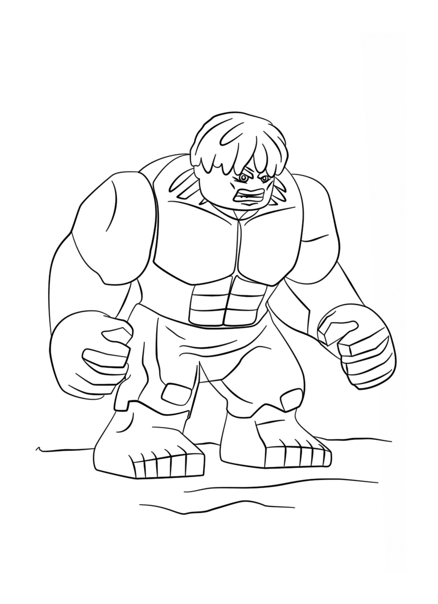  Hulk, o imponente personagem dos desenhos animados 