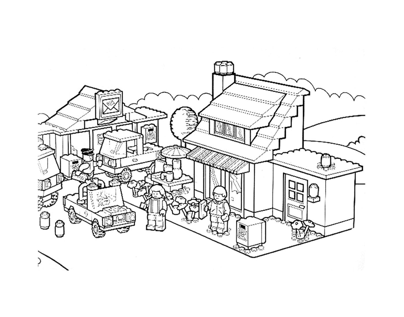  微型城市 Lego 动画 