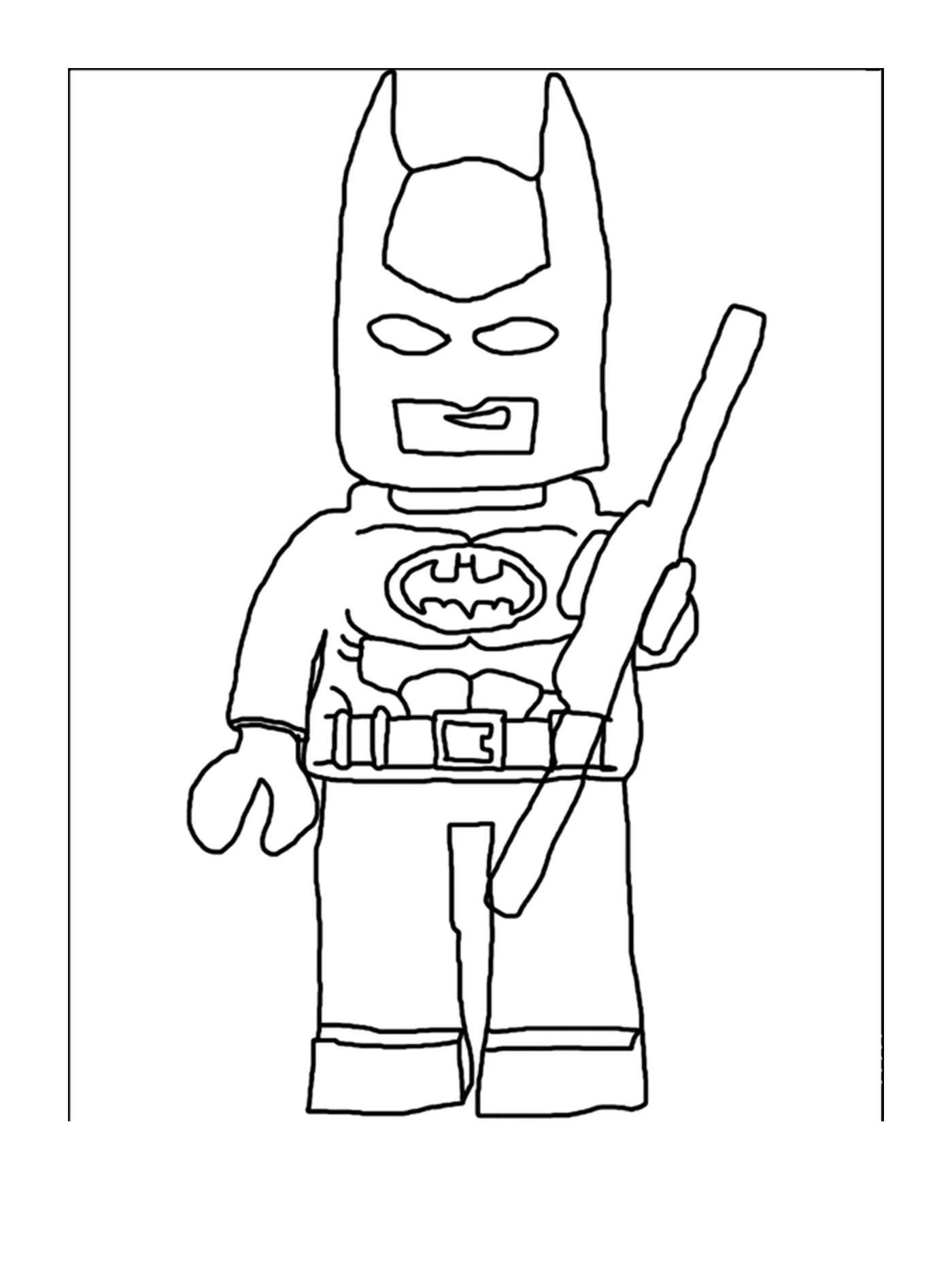  前面的蝙蝠侠Lego 