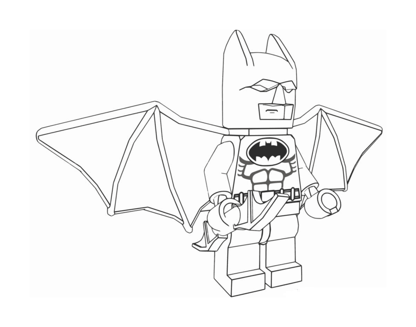  Imprimir Lego Batman colorir 