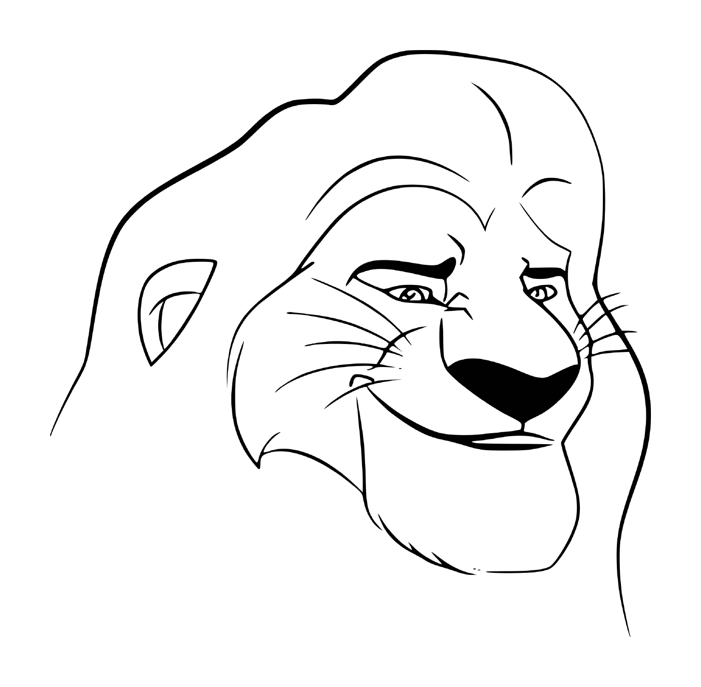  Mufasa脸的面孔,狮子王的性格 