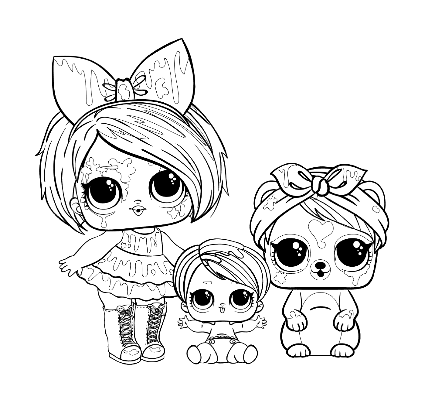 Três bonecas 