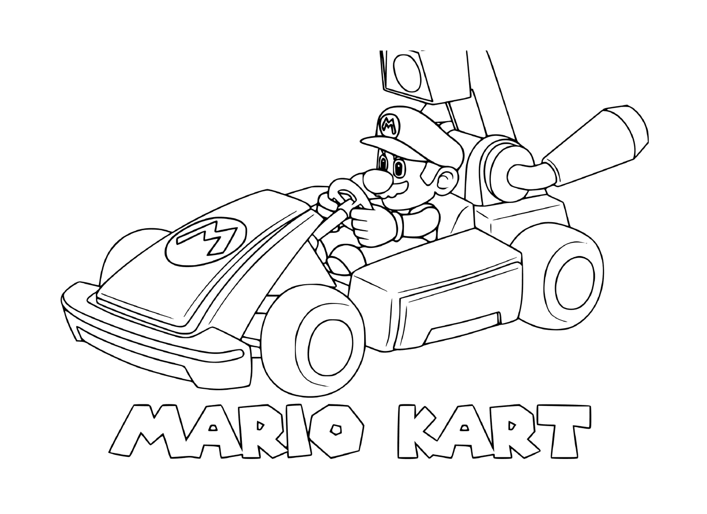  Mario Kart em alta velocidade 