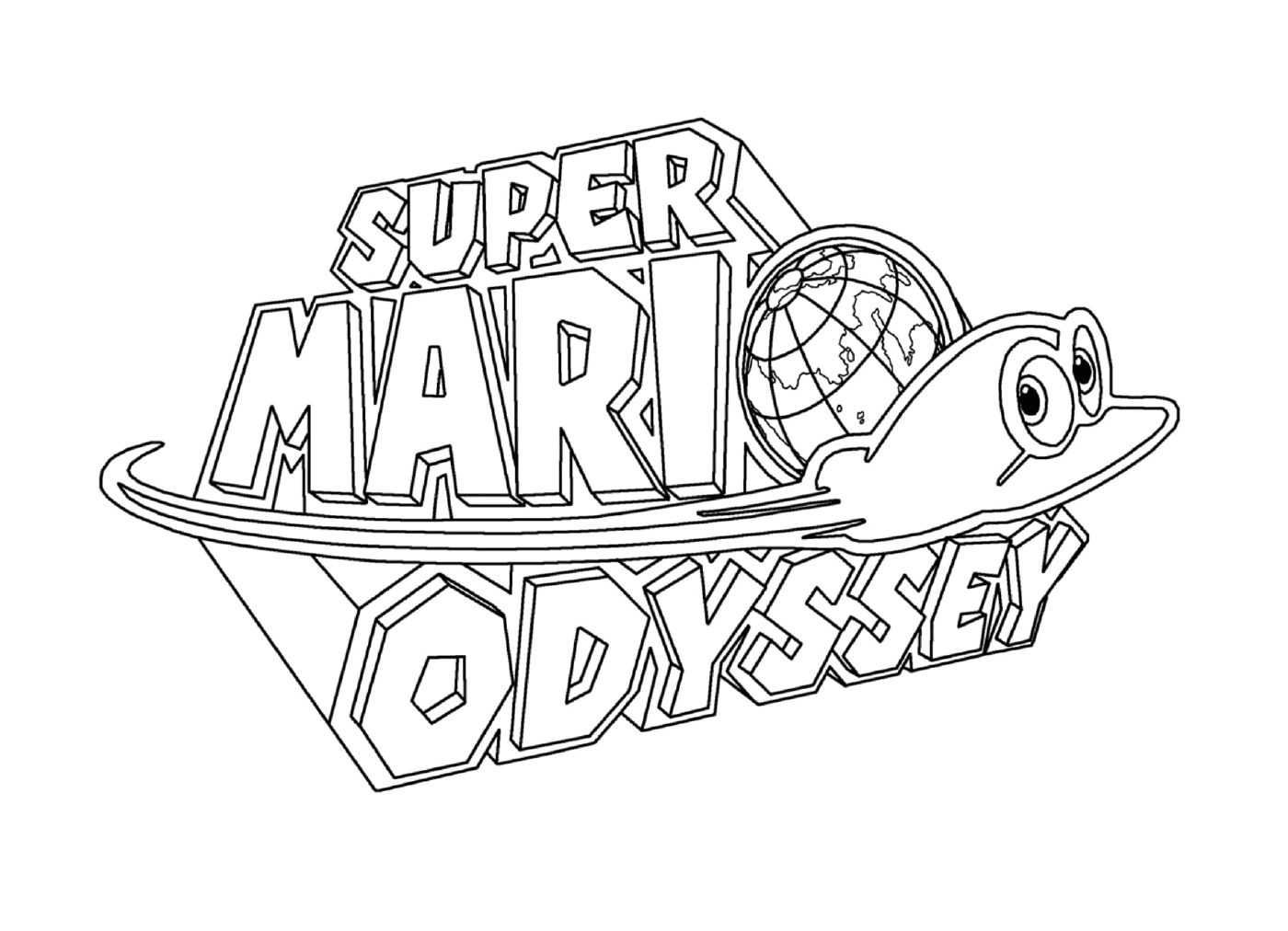  任天堂超级Mario Odyssey 徽标 
