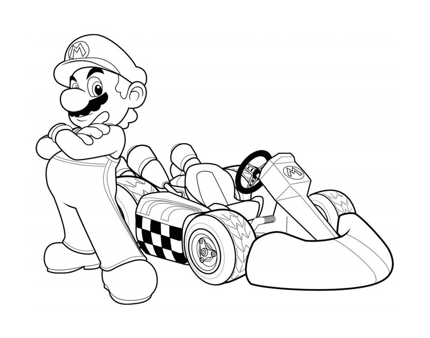  Mario Kart, um carro de Fórmula 1 