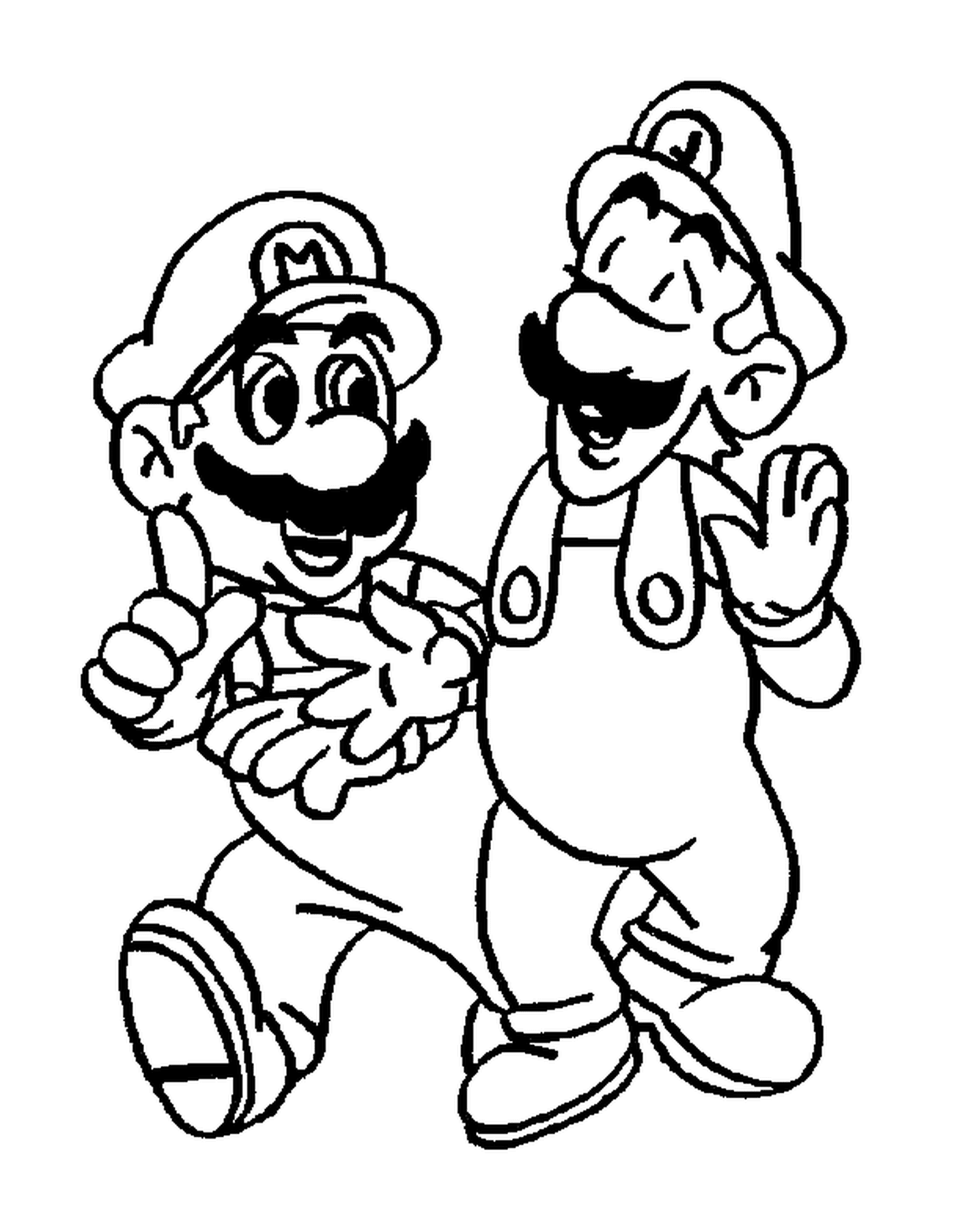  Mario e Luigi, dois irmãos inseparáveis 